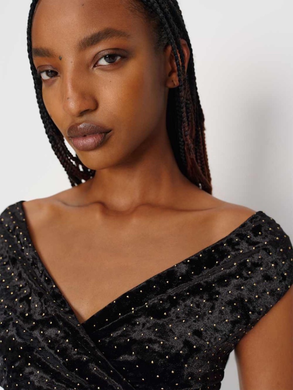 Reformation Lauryn Knit Top Black - Size S